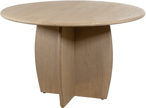 NijwieMySons Eetkamertafel Ø120, Acacia Weathered Wood - Durban Table Collection