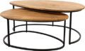 NijwieMySons Hannover salontafel organisch, set van 2, Smooth Natural - Must Have Collection