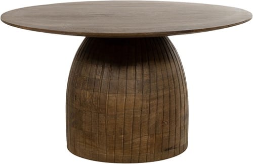 NijwieMySons Karl salontafel Ø80, H45, Mango Matt Walnut - Couture Collection