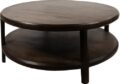 NijwieMySons Salontafel Ø100, H40, Mango Brown Walnut - Jumbo Collection