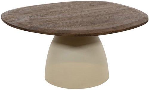 NijwieMySons Salontafel organisch 86, H40, Mango Malaga Brown - Cornetto Collection