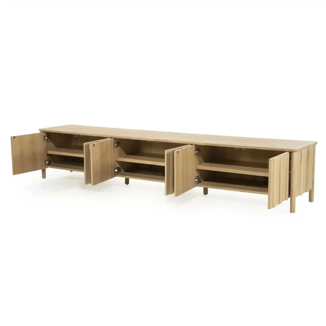 Eleonora Tv Meubel Jake 264x47x50 Cm Eiken Naturel