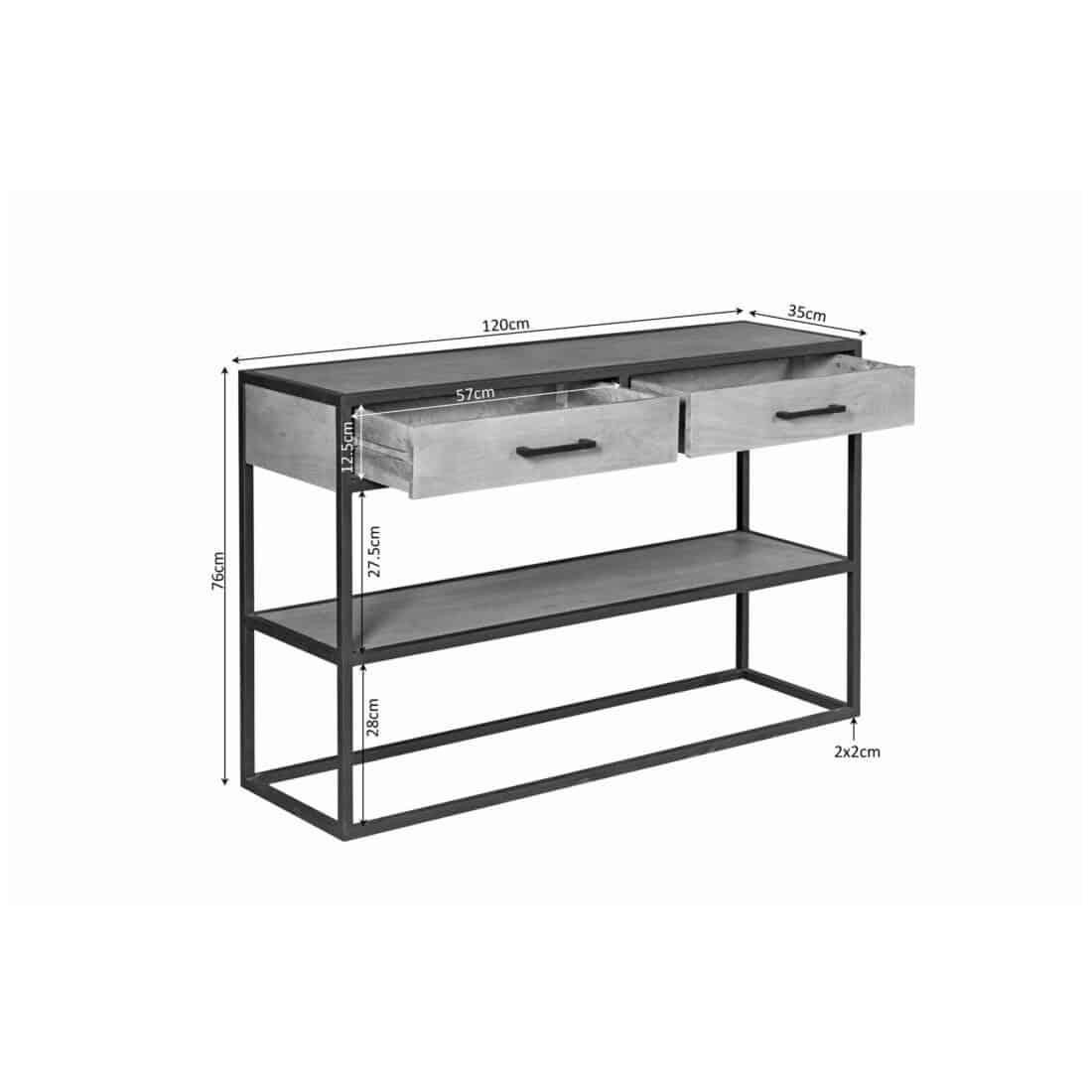 Starfurn Sidetable Denver 120 Cm
