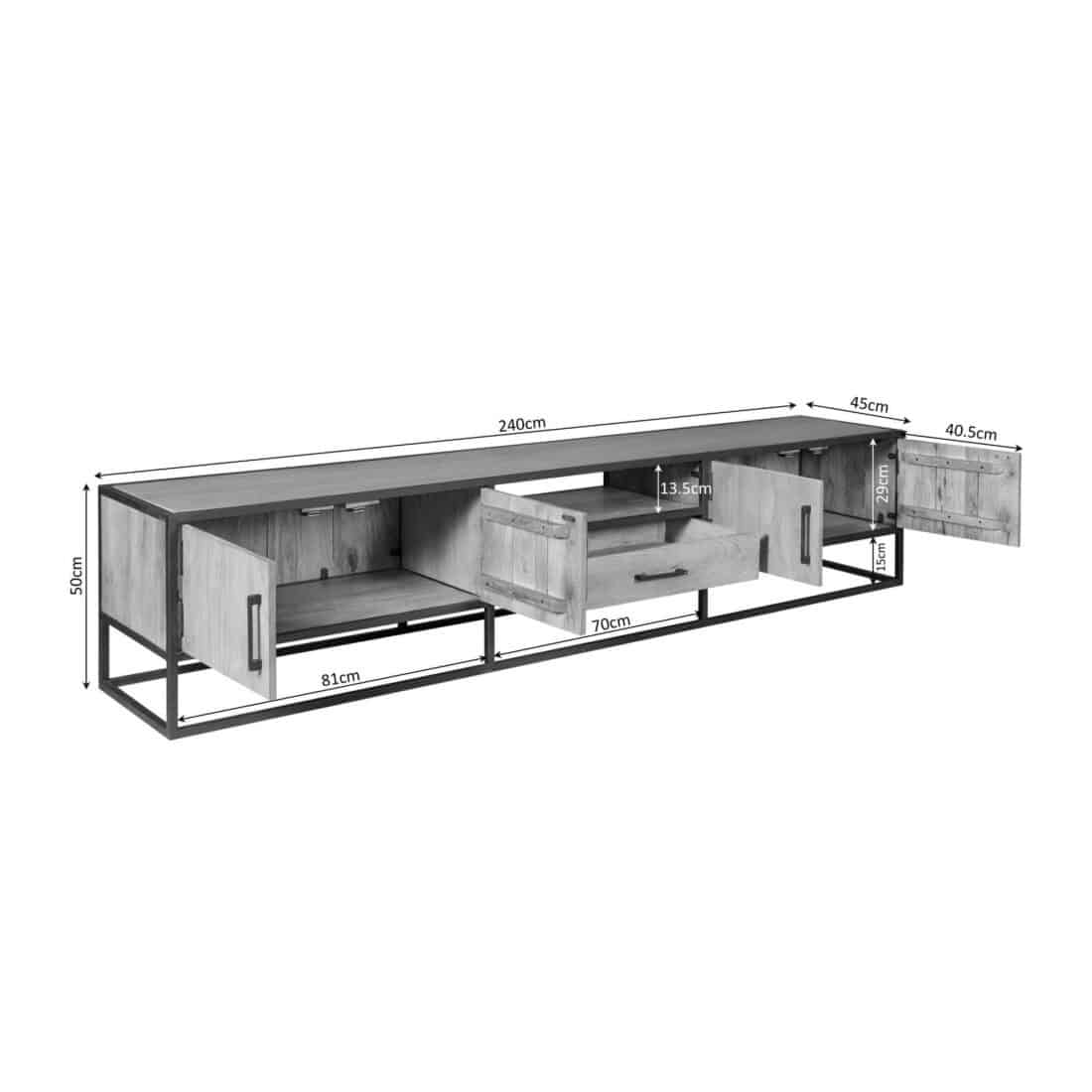 Starfurn Tv Meubel Denver 240 Cm