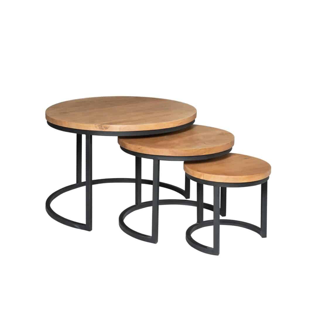 Starfurn Salontafel Denver 70 Cm Set Van 3