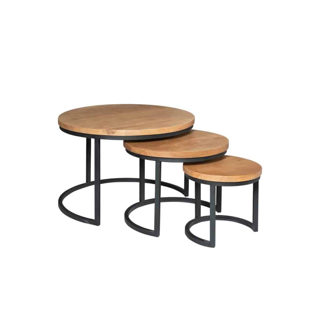 Starfurn Salontafel Denver 70 Cm Set Van 3