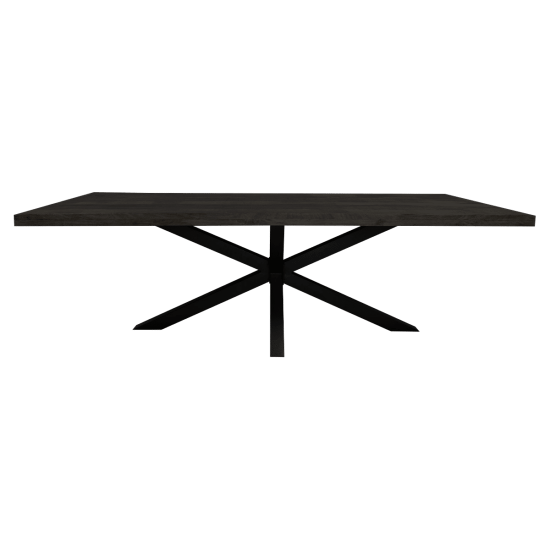 Starfurn Eettafel Denver Black 200 Cm Rechthoek