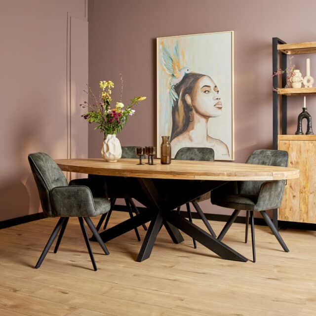 Starfurn Eettafel Denver 210 Cm Ovaal