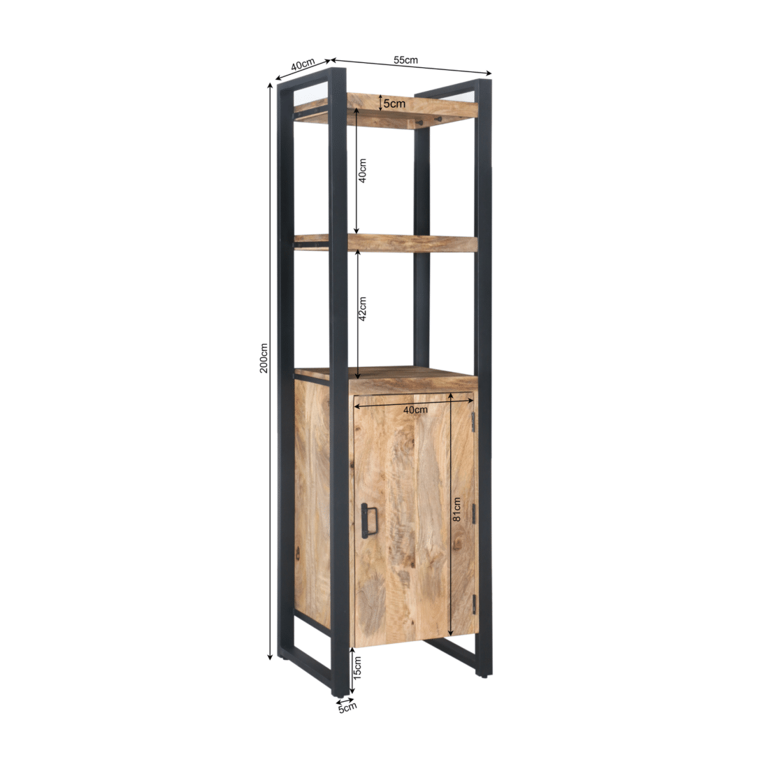 Starfurn Boekenkast Boaz 55 Cm Deur