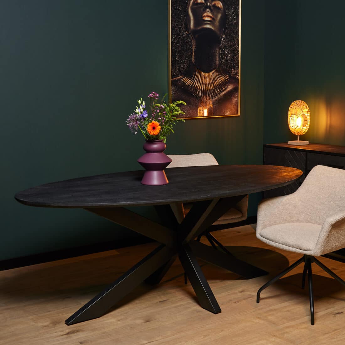 Starfurn Eettafel New York 210 Cm Ovaal