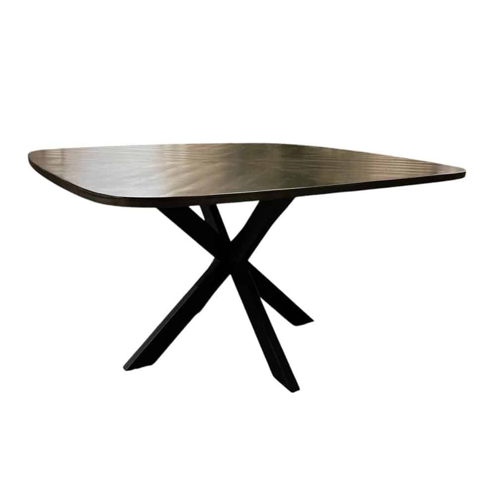 Tower Living eettafel Silvi vierkant 130x130x78 cm olijfbruin mangohout