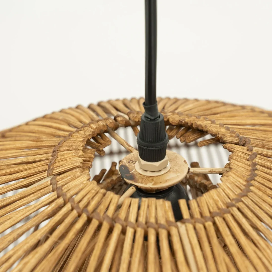detailfoto By-Boo hanglamp 54x52,5x30,5 cm Lunar bruin