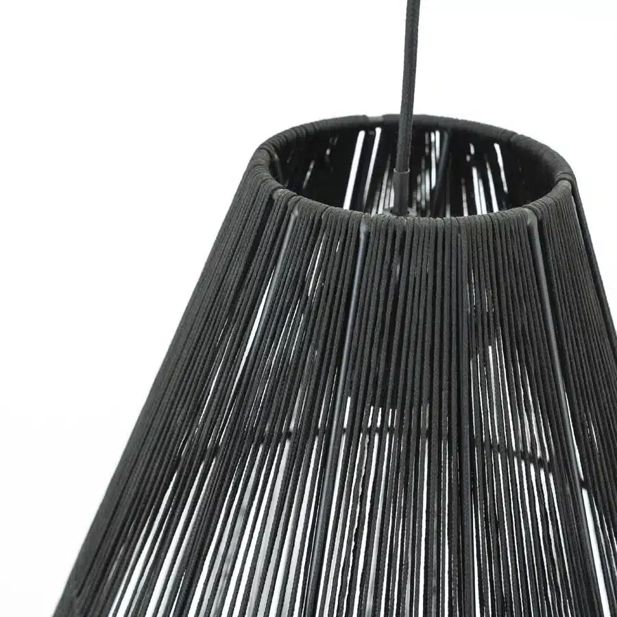 detailfoto By-Boo hanglamp Ø34x52 cm Aya 2 zwart