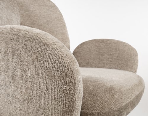 detailfoto Nijwie MySons Bobby Draaifauteuil 360 - Perfect Harmony - Liver 04 - Unique Collection