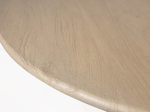 detailfoto NijwieMySons Salontafel Ø90, H40, Acacia Weathered Wood - Durban Table Collection