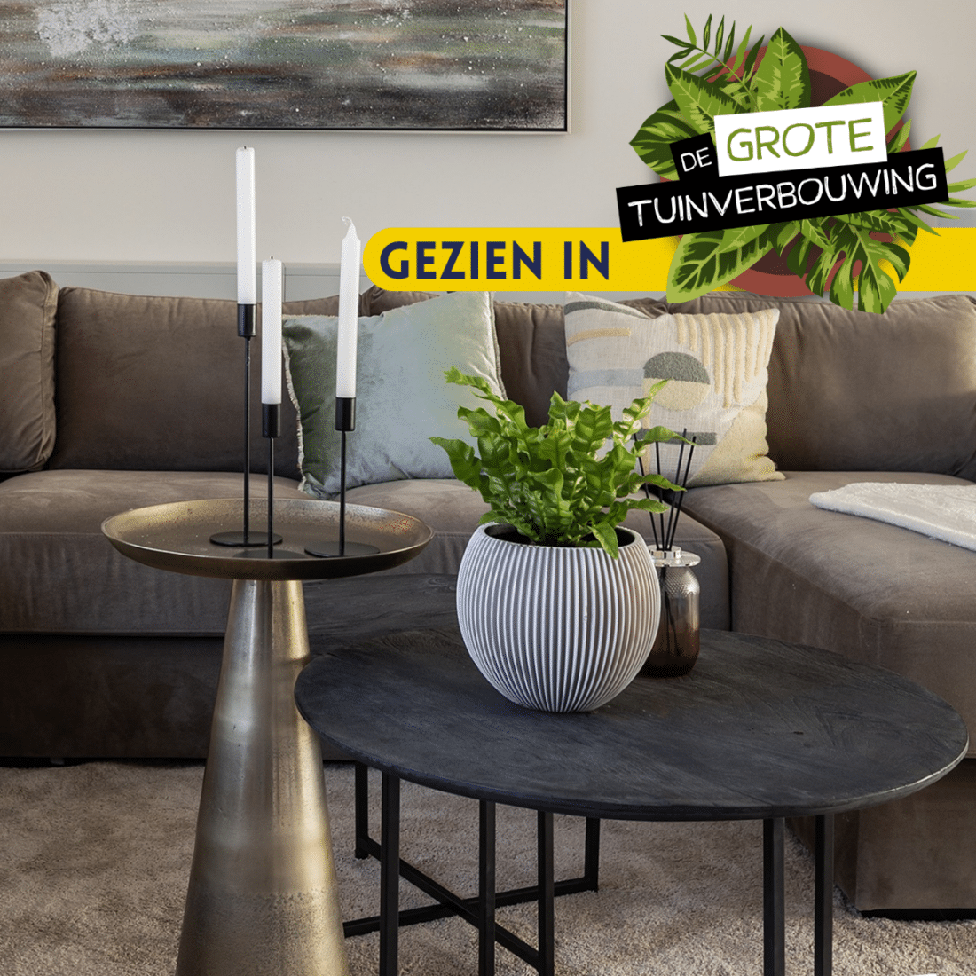 Starfurn Salontafel Arlington Black 70 Cm Set Van 2