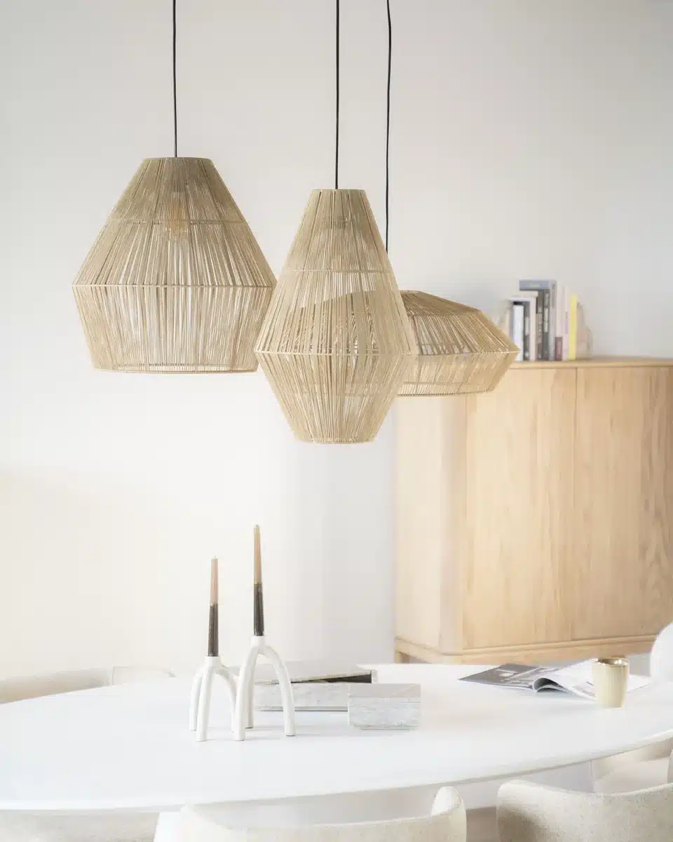 sfeerfoto By-Boo hanglamp Ø34x52 cm Aya 2 natural