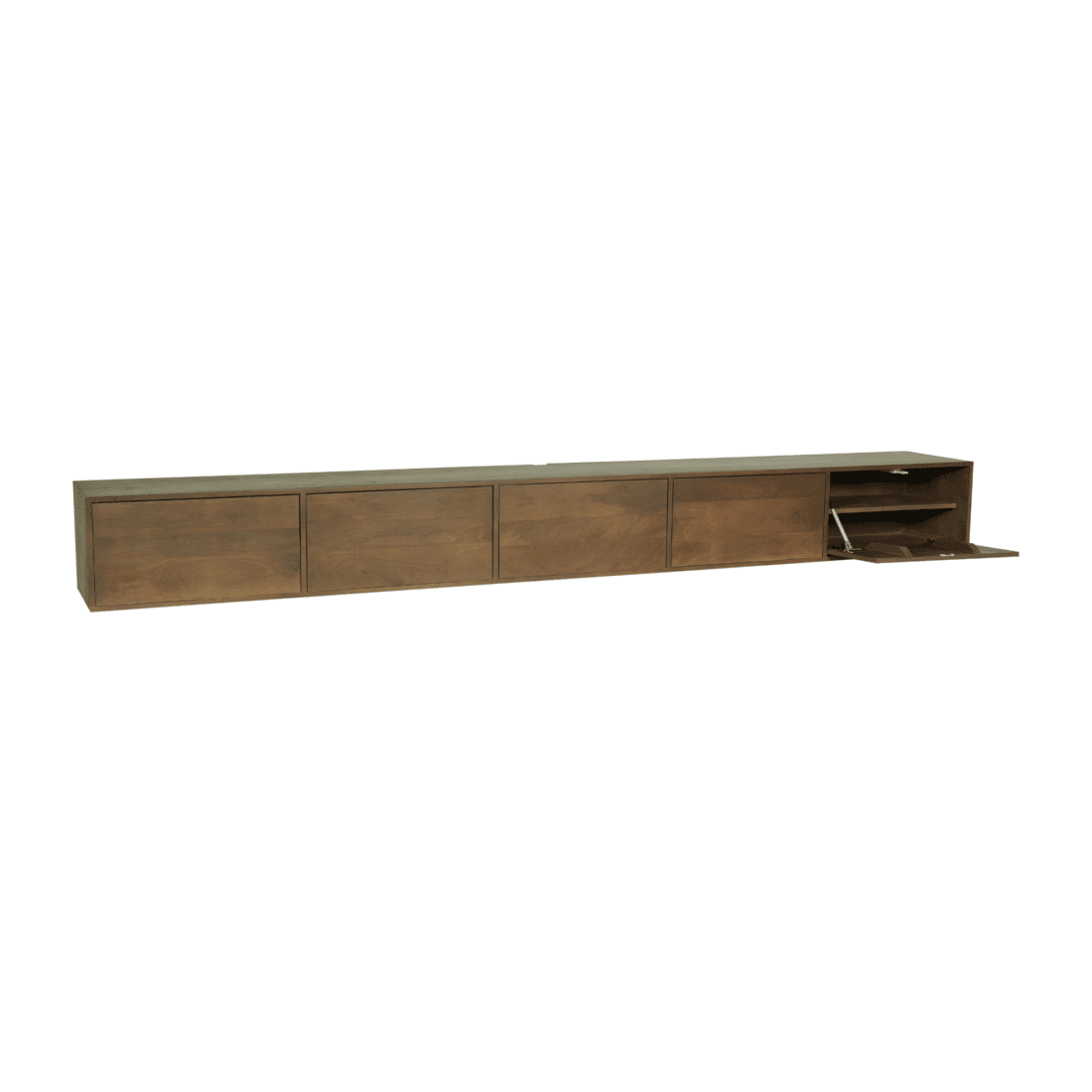 Starfurn Zwevend Tv Meubel Vision Walnut 280 Cm