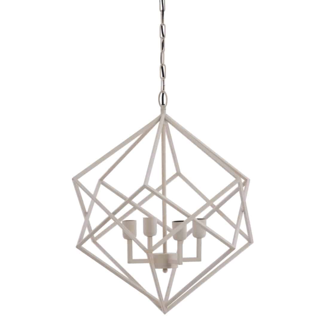 Light & Living hanglamp 4L Ø61x68 cm Drizella creme