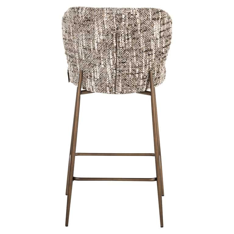 Achterkant Richmond Interiors barstoel Odarby bruin