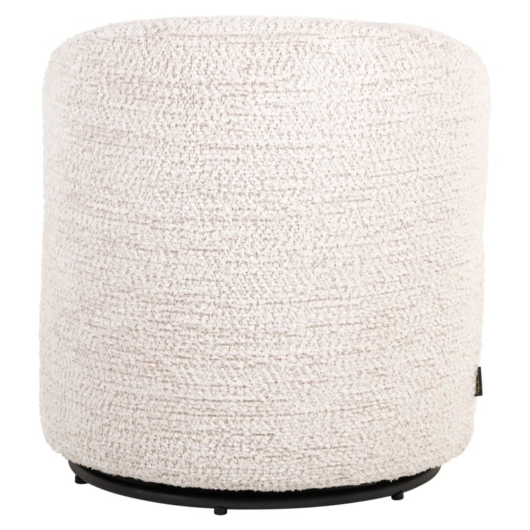 Achterkant Richmond Interiors kinder draaifauteuil Jackie cream
