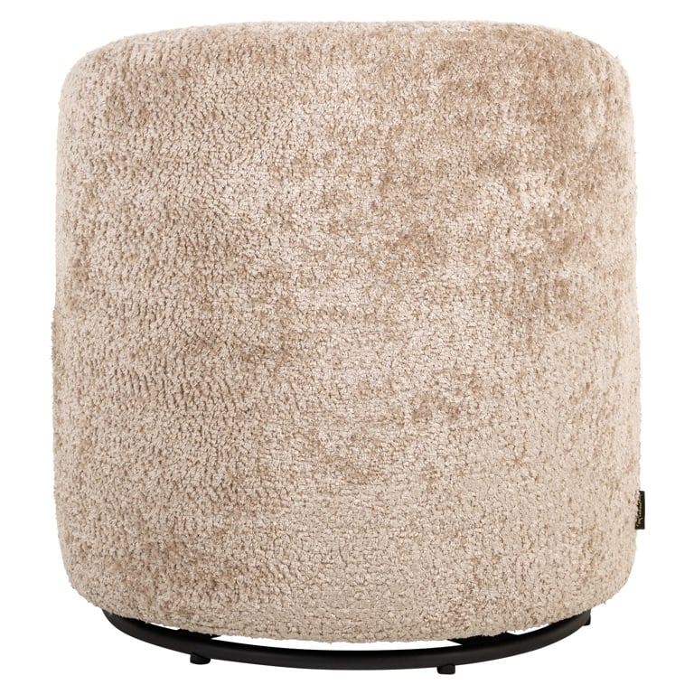 Achterkant Richmond Interiors kinder draaifauteuil Jackie nature