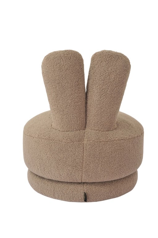 Achterkant Richmond Interiors kinder fauteuil Bunny taupe