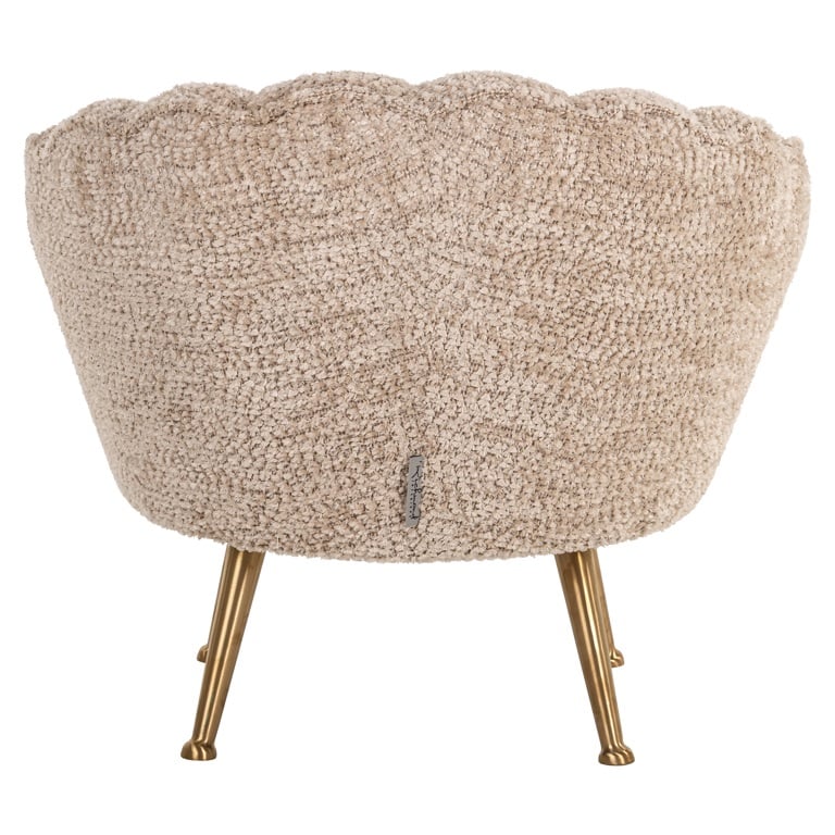 Achterkant Richmond Interiors kinder fauteuil Charly beige