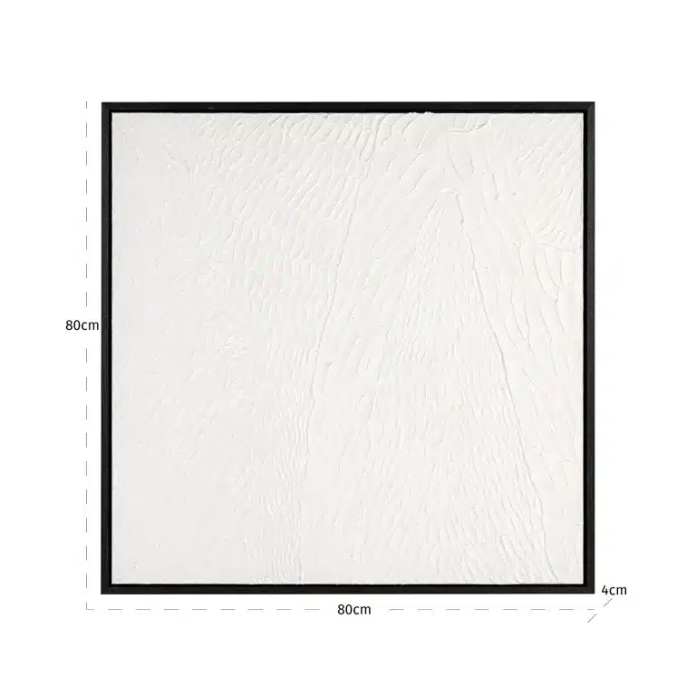 Afmetingen Richmond Interiors Wall art Janell zwart wit