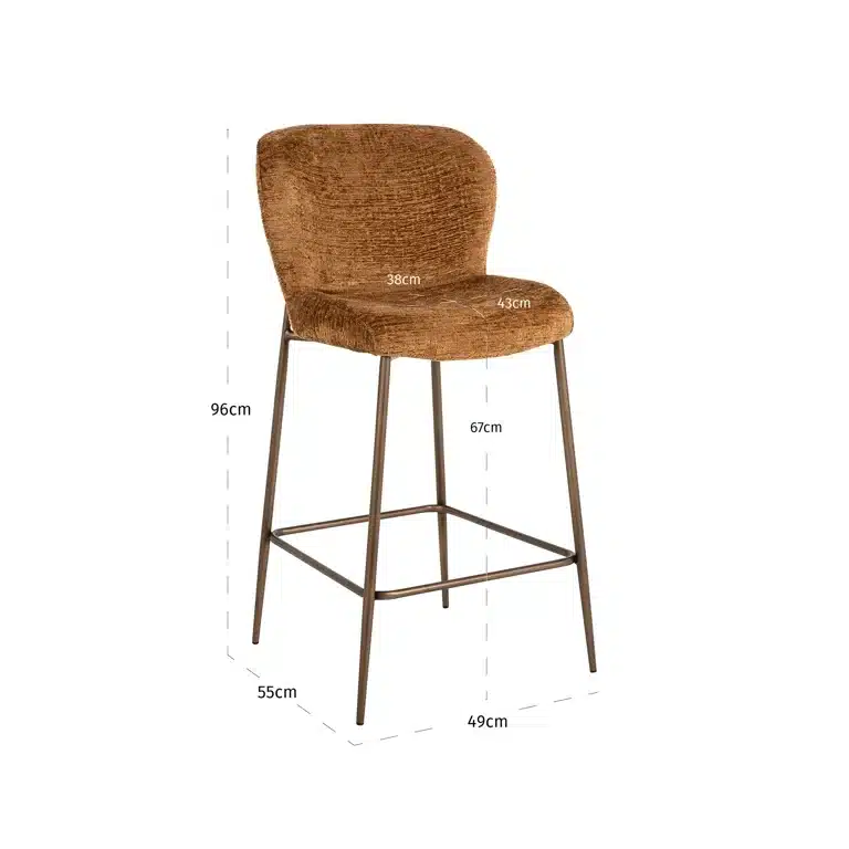 Richmond Interiors Barstoel Odarby Cognac