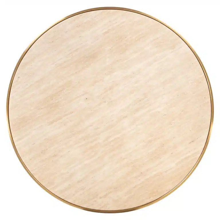 Blad Richmond Interiors bartafel Brazza 80 cm imitatiemarmer