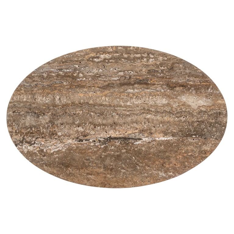 Blad Richmond Interiors bijzettafel Arosa 45,5x29,5x63 cm travertin