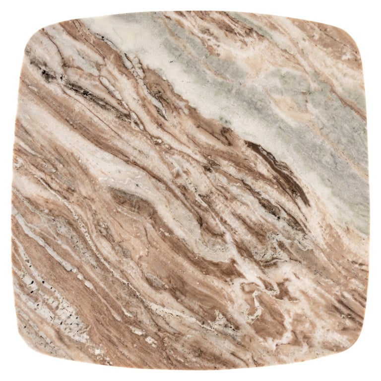 Blad Richmond Interiors bijzettafel Bottega 55x55x56 cm marmer