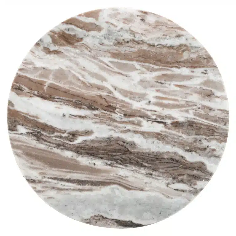 Blad Richmond Interiors bijzettafel Oberoy 45x45x56 cm marmer
