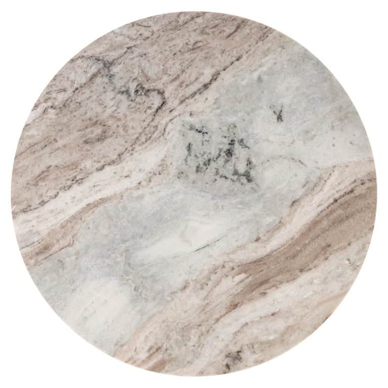 Blad Richmond Interiors bijzettafel Sia 46,5x46,5x54,5 cm marmer