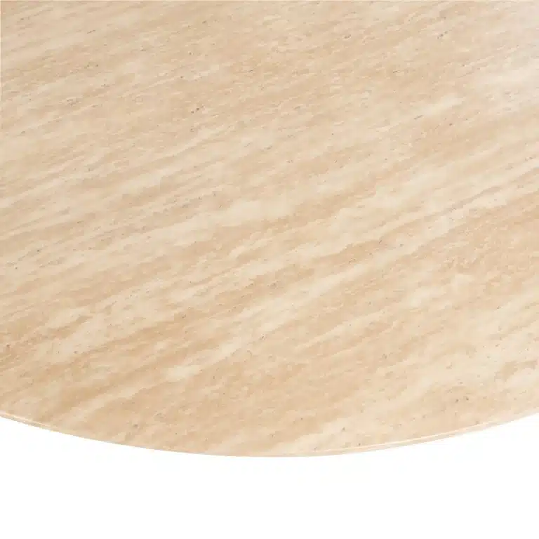 Blad Richmond Interiors eettafel Montgommery 130x130x75,5 cm marmer