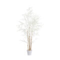 Light & Living ornament in pot 60x70x120 cm bamboo naturel+crème