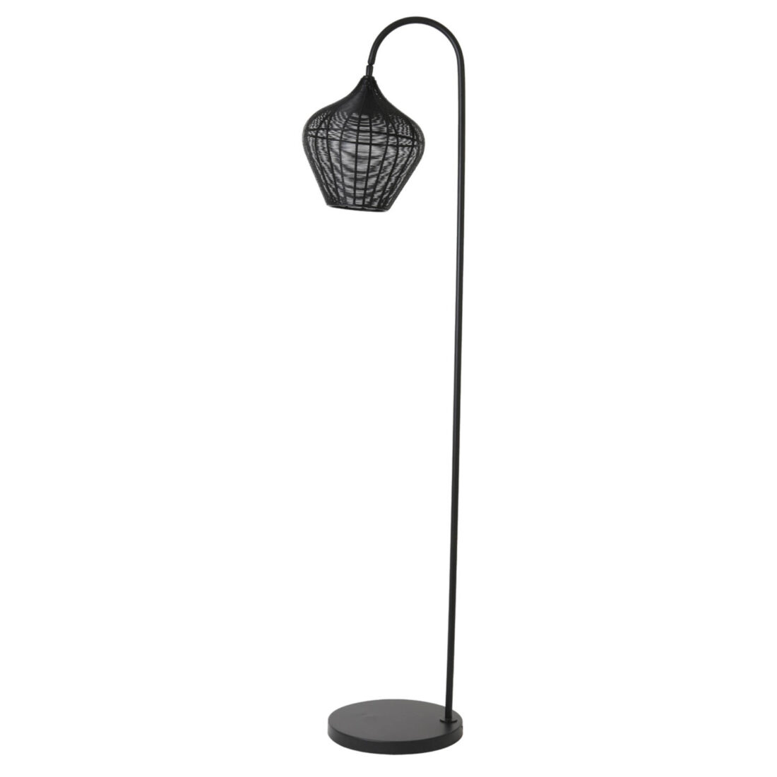 Light & Living vloerlamp 35x30x160 cm Alvaro mat zwart