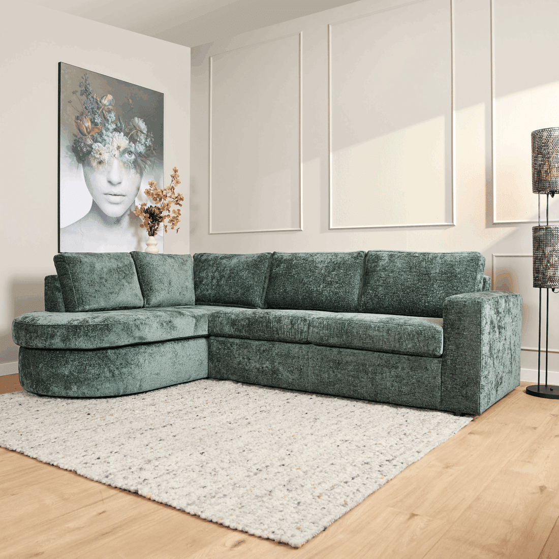 Starfurn Mysofa Alma Divan Links 2 5 Zits Green