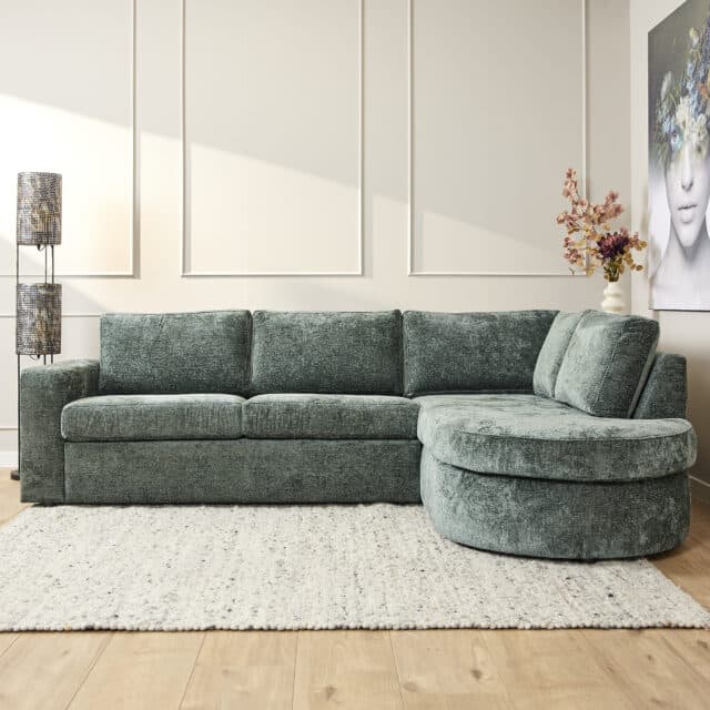 Starfurn Mysofa Alma 2 5 Zits Divan Rechts Green