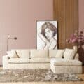 Starfurn MySofa Teddy | 2,5 zits + Divan Rechts | Beige