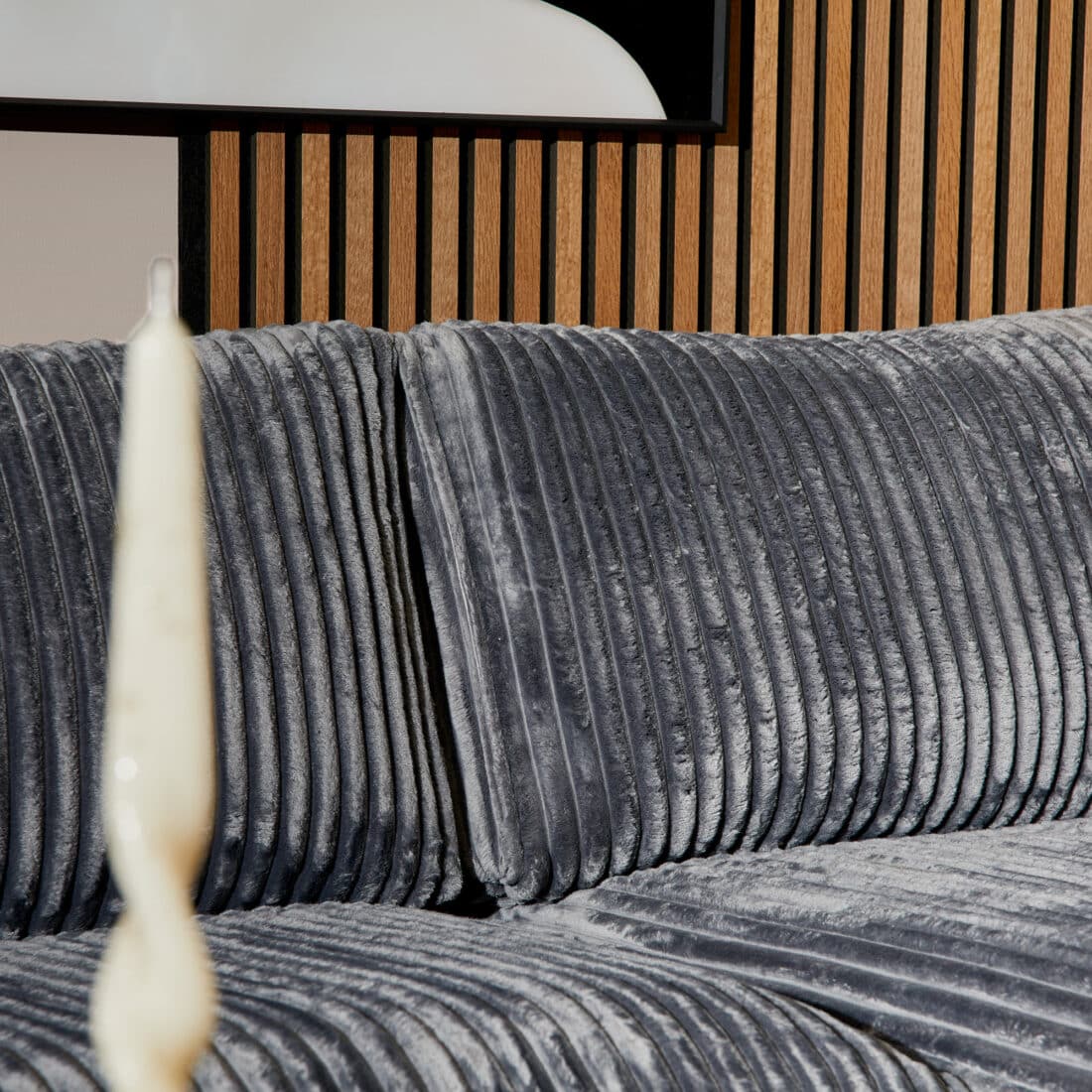 Starfurn Mysofa Teddy 2 5 Zits Divan Rechts Antraciet