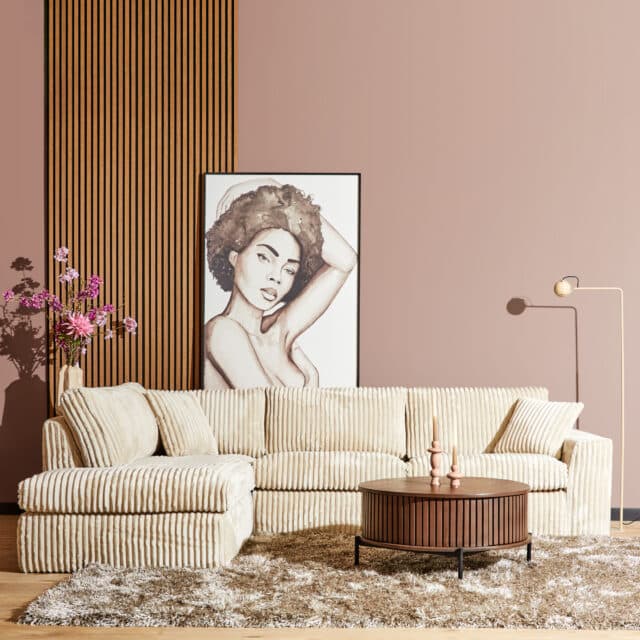 Starfurn Mysofa Teddy Divan Links 2 5 Zits Beige