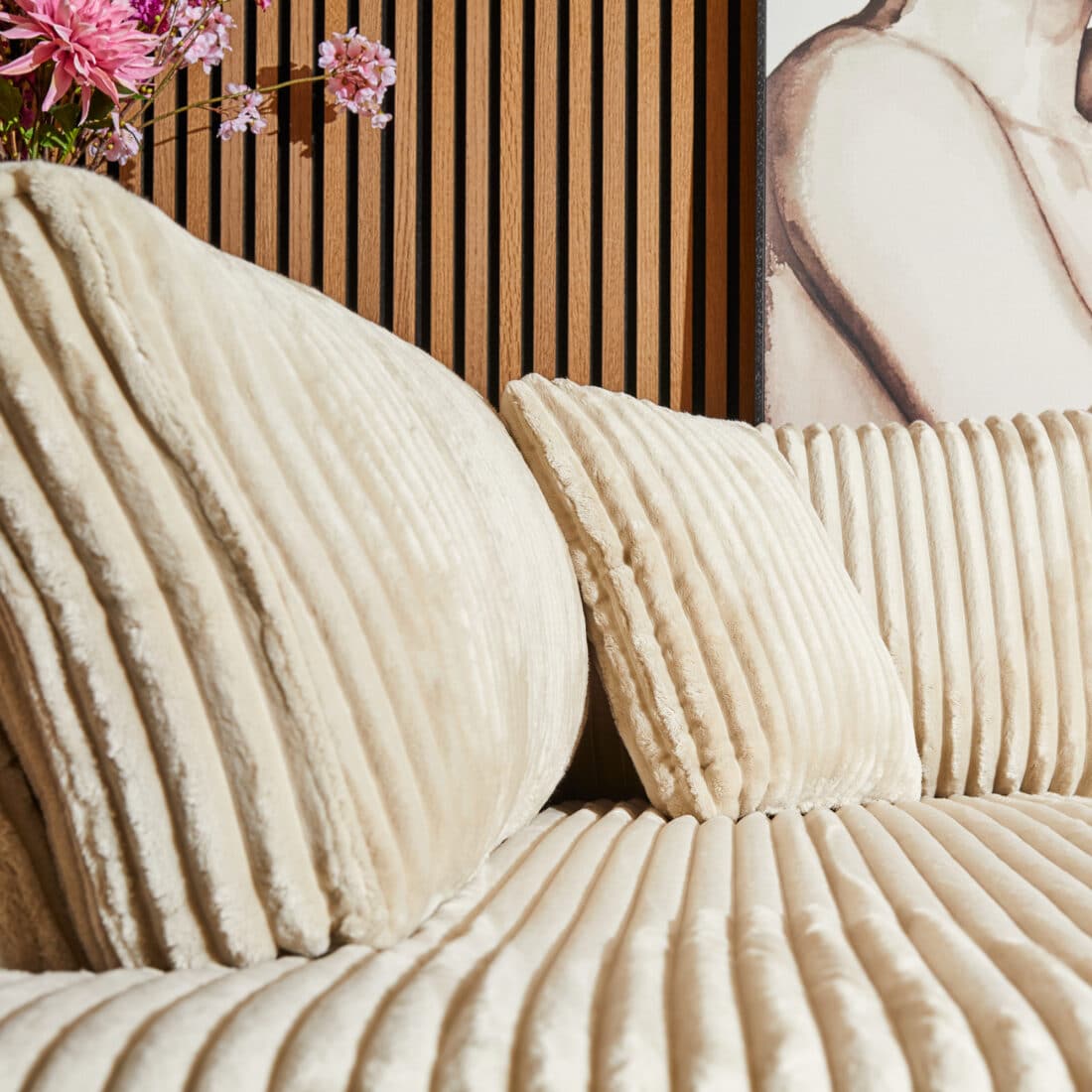 Starfurn Mysofa Teddy Divan Links 2 5 Zits Beige