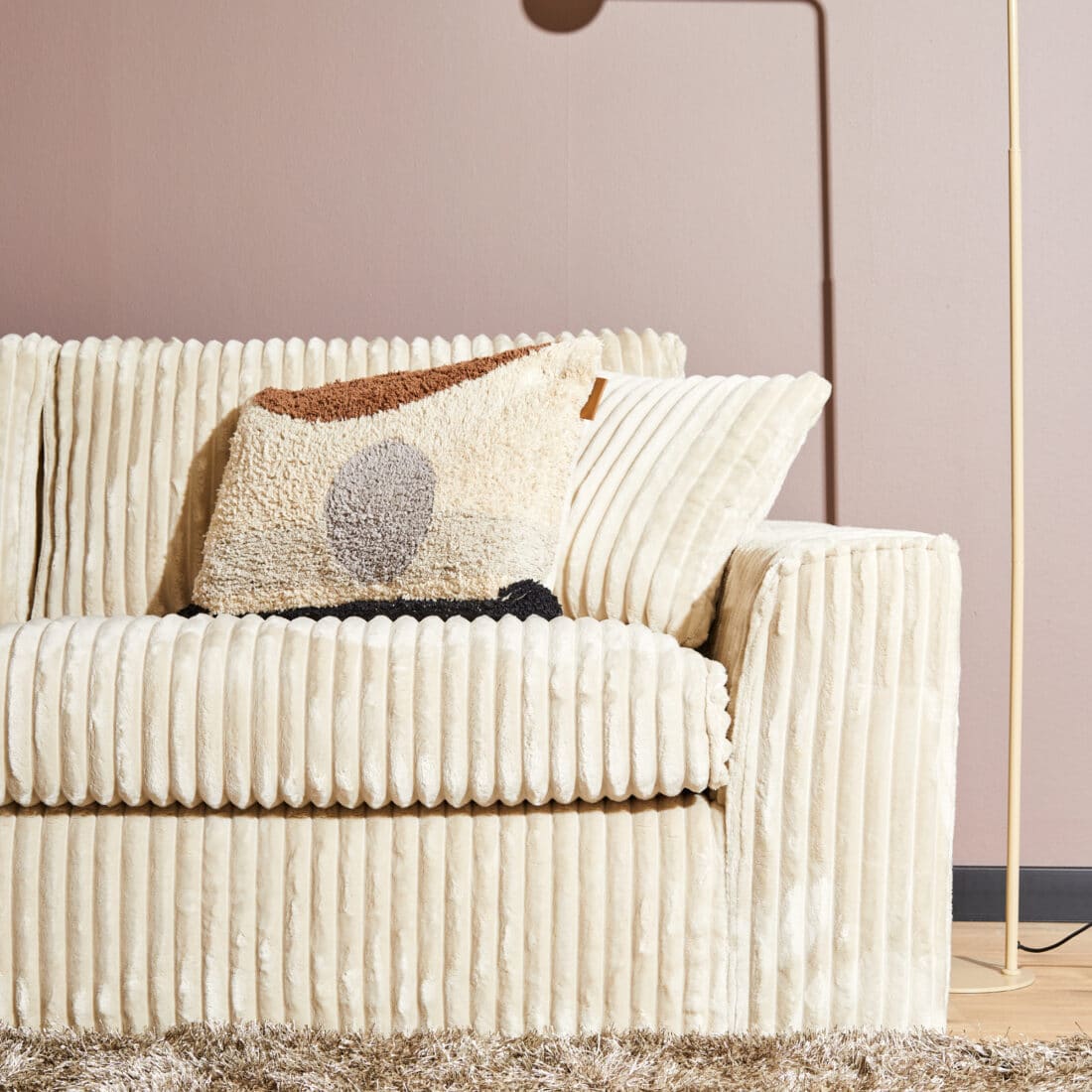 Starfurn Mysofa Teddy Divan Links 2 5 Zits Beige