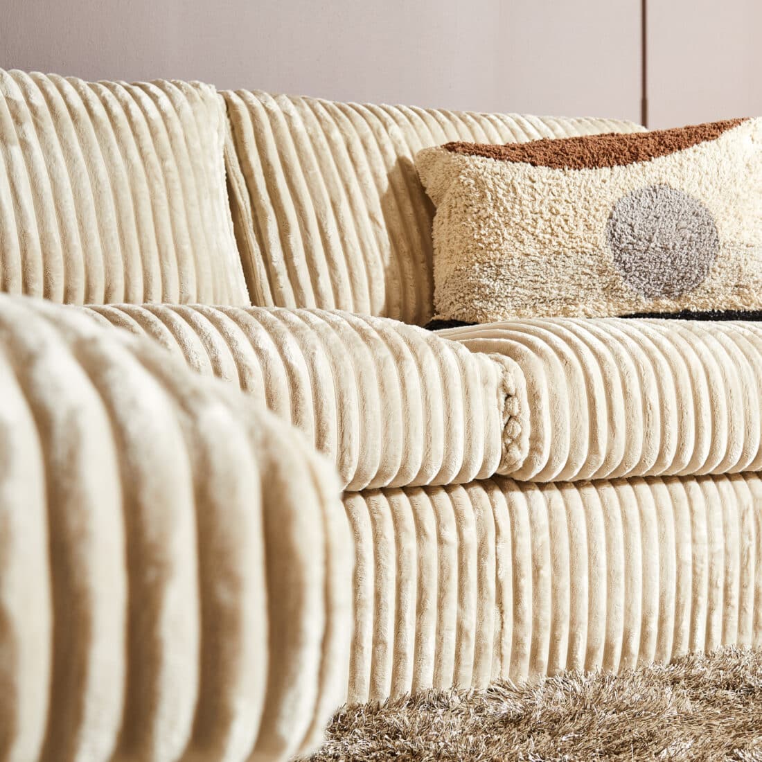 Starfurn Mysofa Teddy Divan Links 2 5 Zits Beige