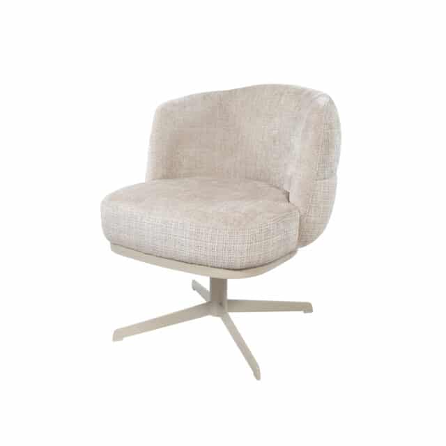 Nijwie MySons eetkamerstoel JLo eetkamerstoel - beige draaipoot 360 - Star Collection