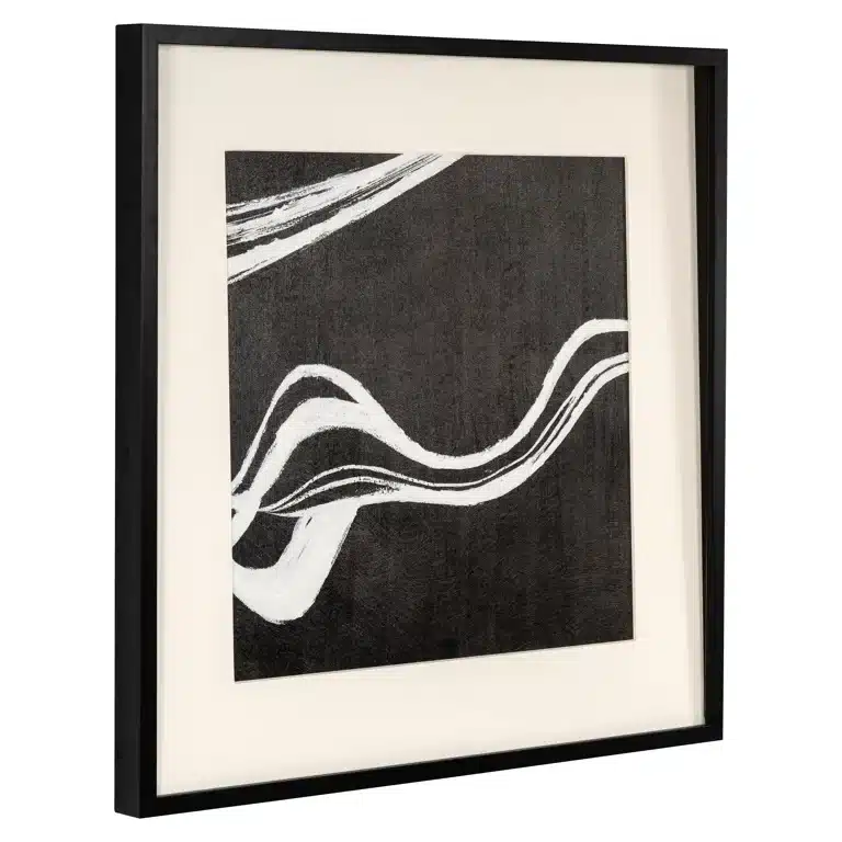 Richmond Interiors Wall art Jozra zwart wit