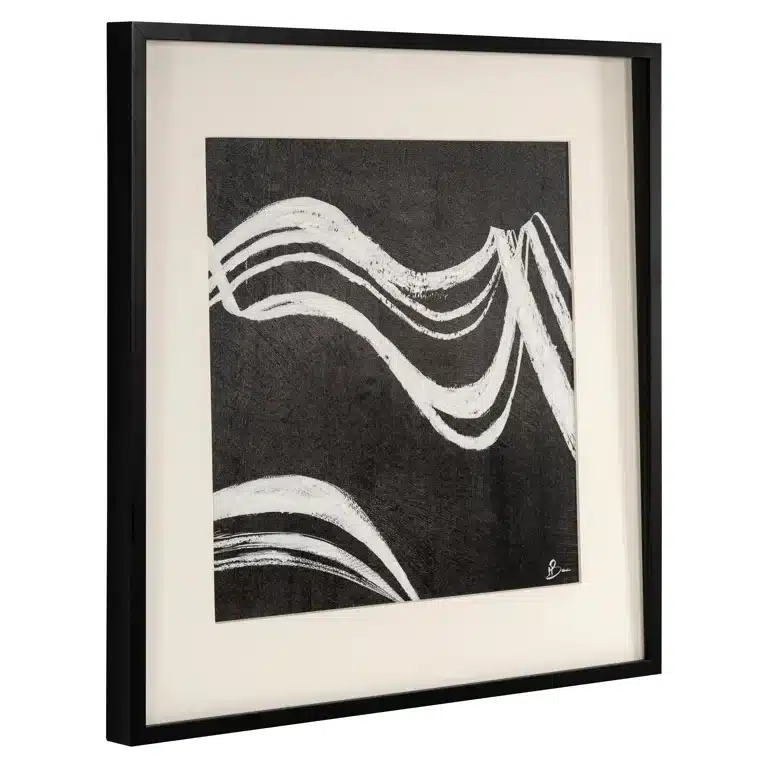 Richmond Interiors Wall art Jozy zwart wit