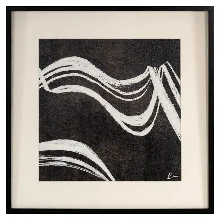 Richmond Interiors Wall art Jozy zwart wit